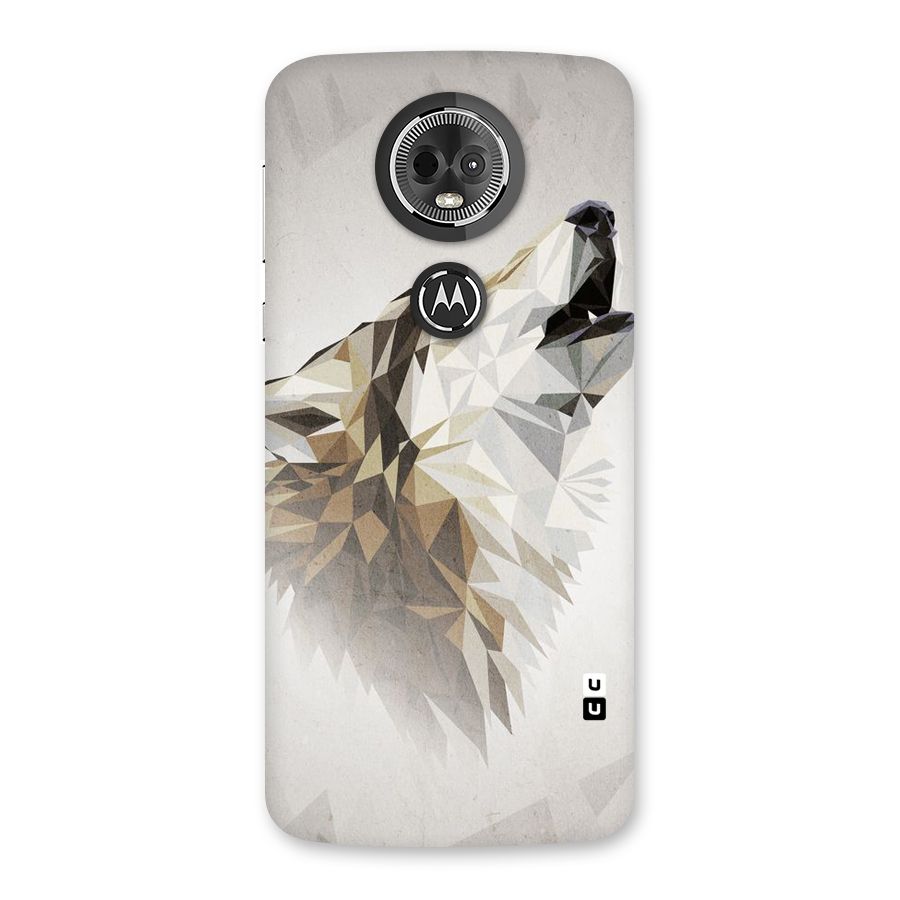 Diamond Wolf Back Case for Moto E5 Plus