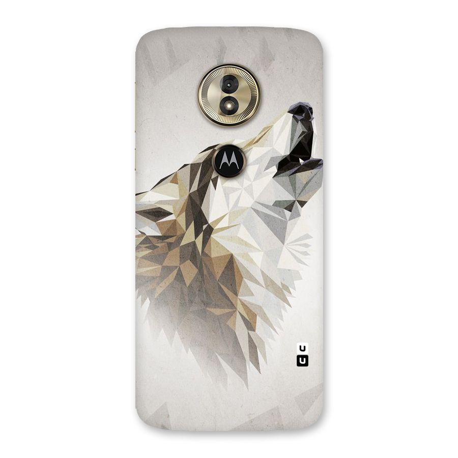 Diamond Wolf Back Case for Moto G6 Play