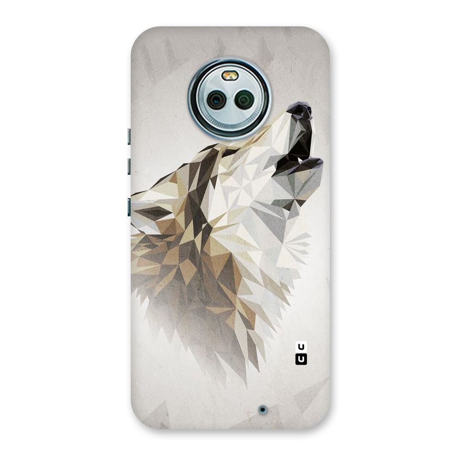 Diamond Wolf Back Case for Moto X4