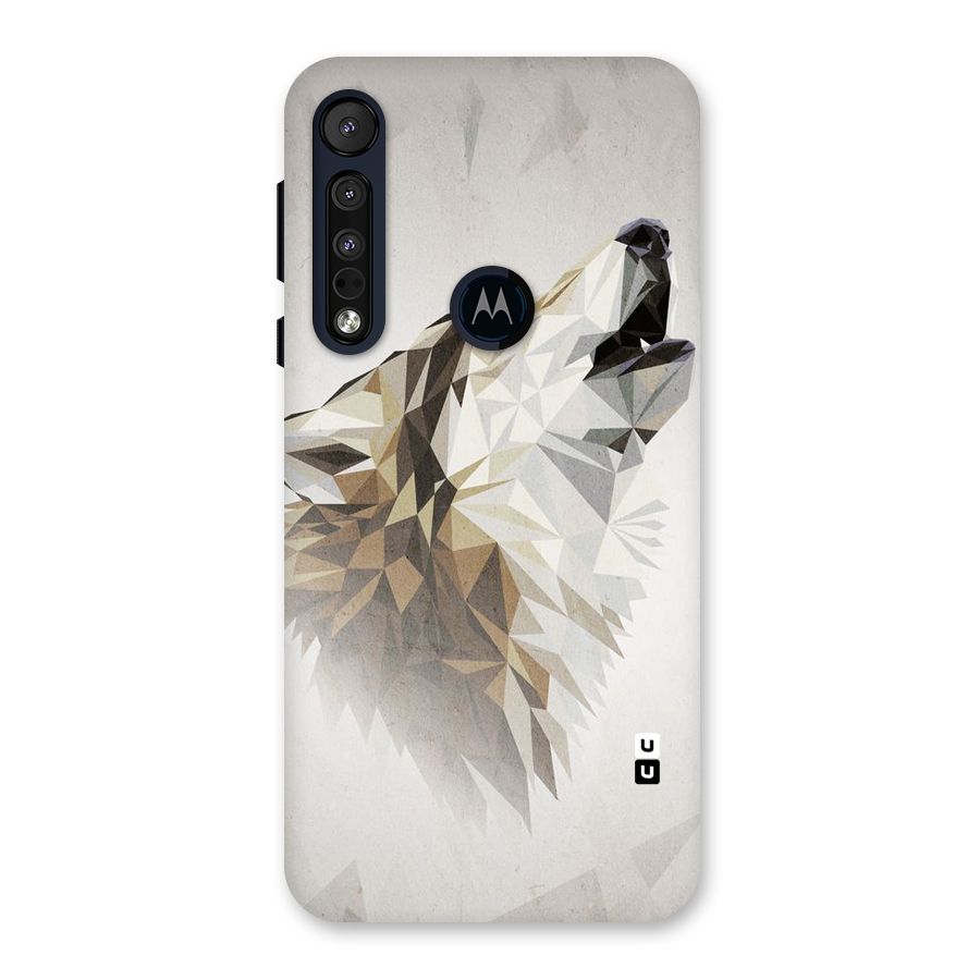 Diamond Wolf Back Case for Motorola One Macro