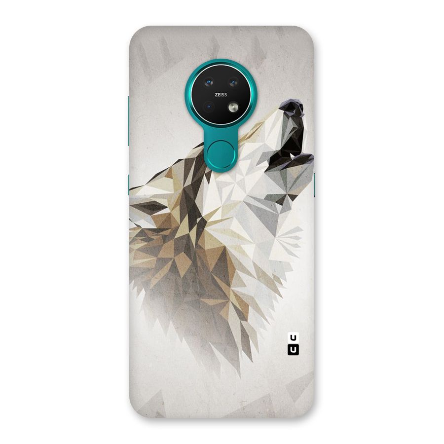 Diamond Wolf Back Case for Nokia 7.2