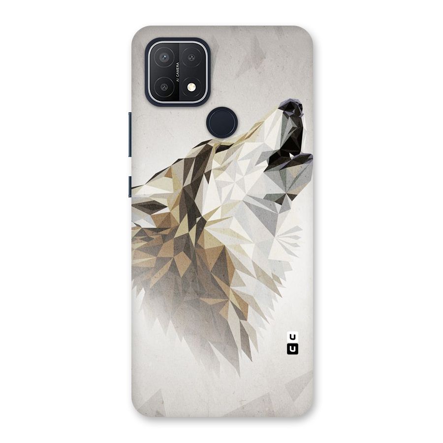 Diamond Wolf Back Case for Oppo A15