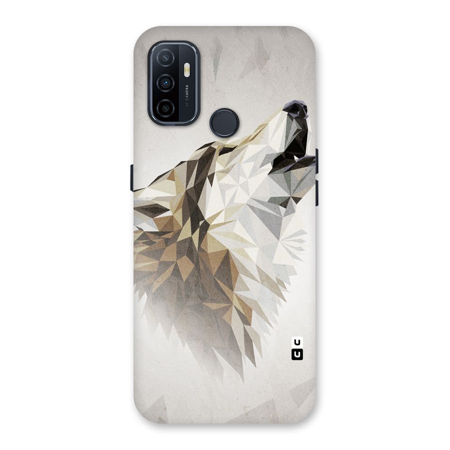 Diamond Wolf Back Case for Oppo A32
