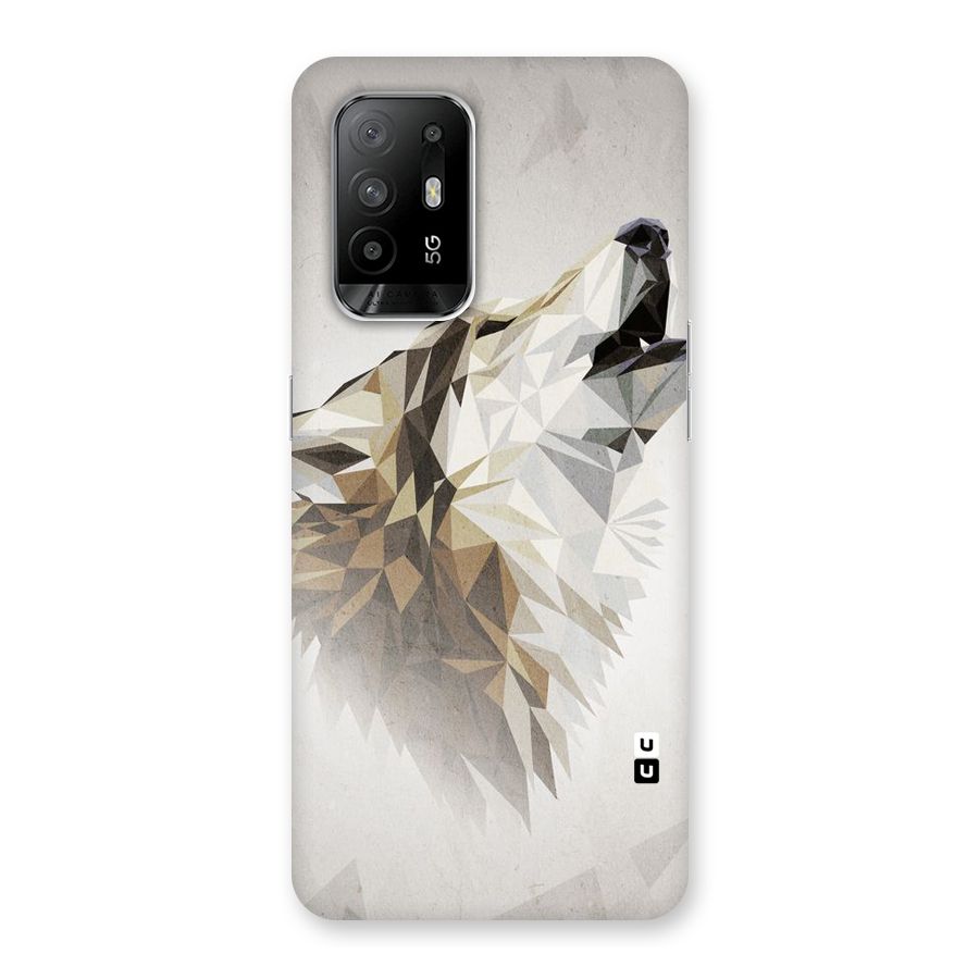 Diamond Wolf Back Case for Oppo F19 Pro Plus 5G