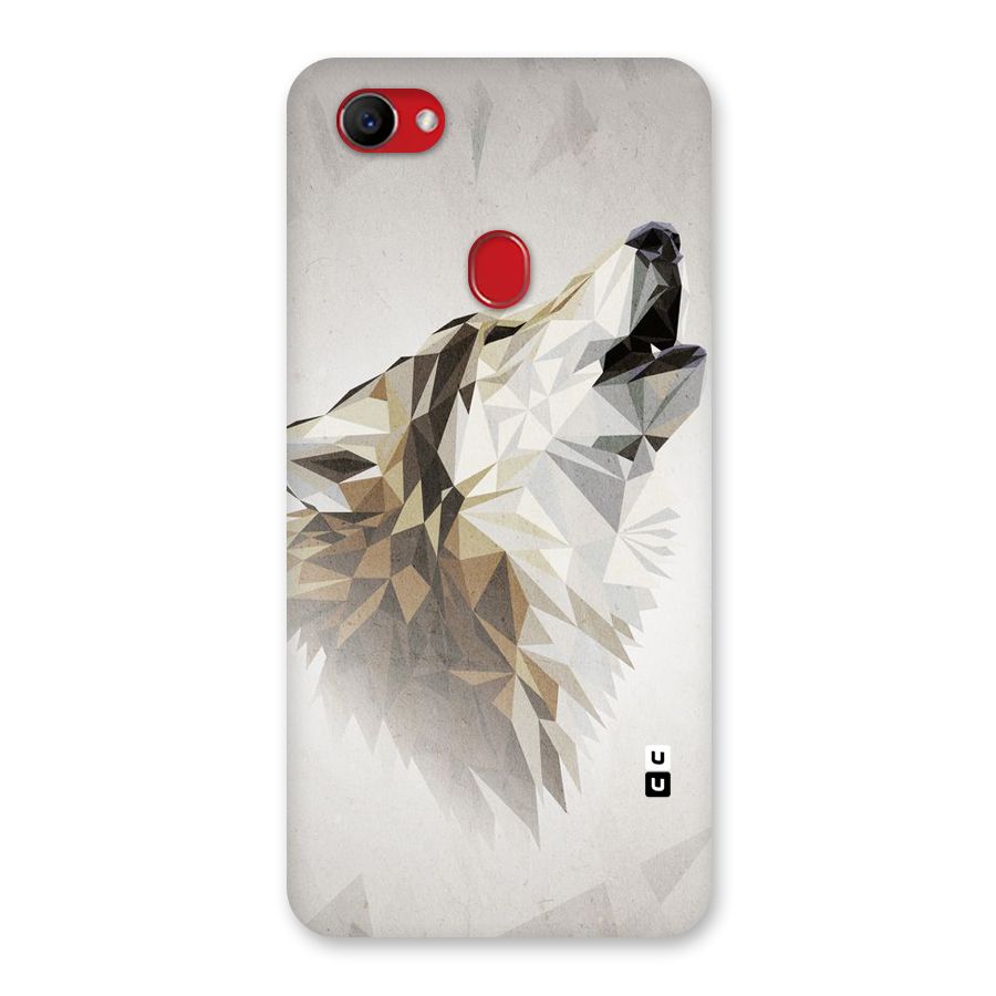 Diamond Wolf Back Case for Oppo F7