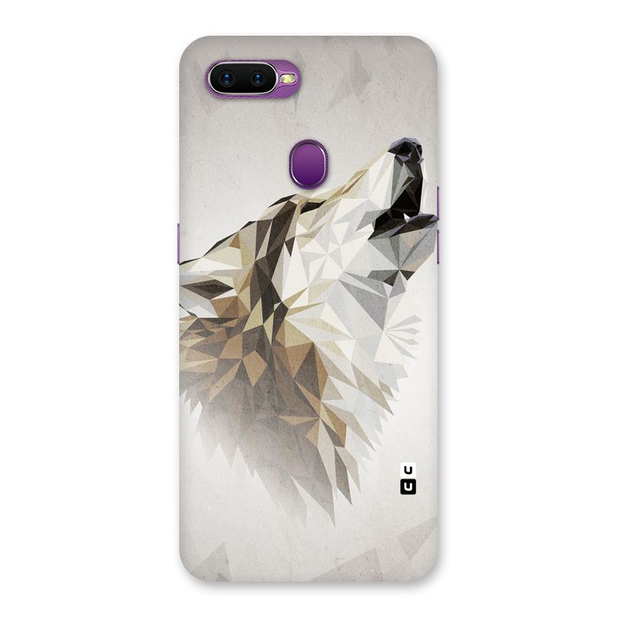 Diamond Wolf Back Case for Oppo F9