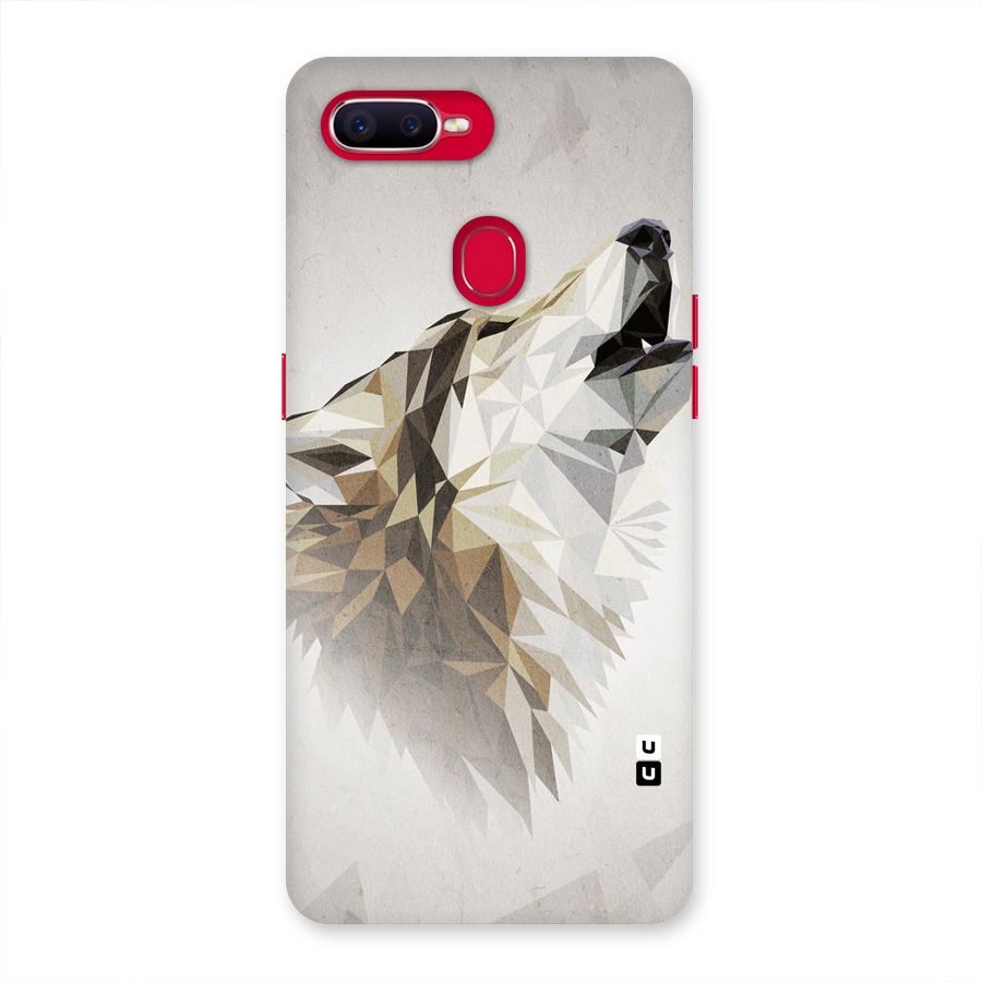 Diamond Wolf Back Case for Oppo F9 Pro