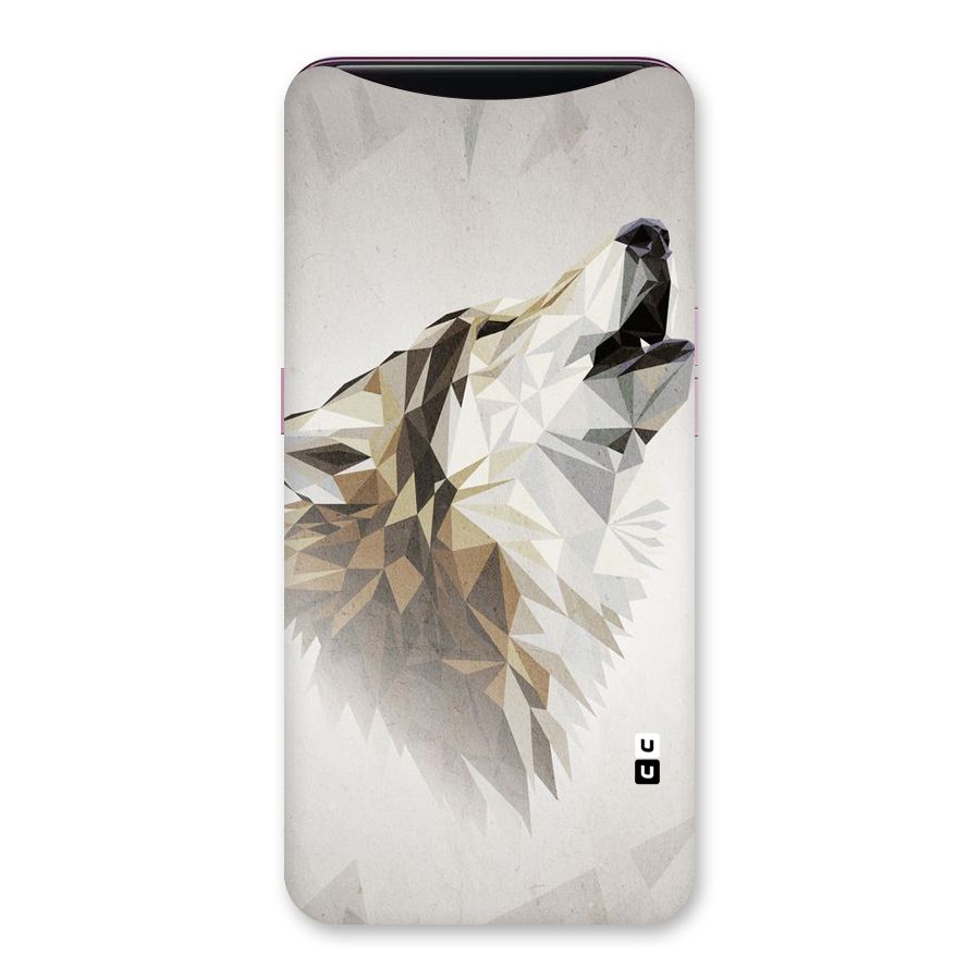 Diamond Wolf Back Case for Oppo Find X