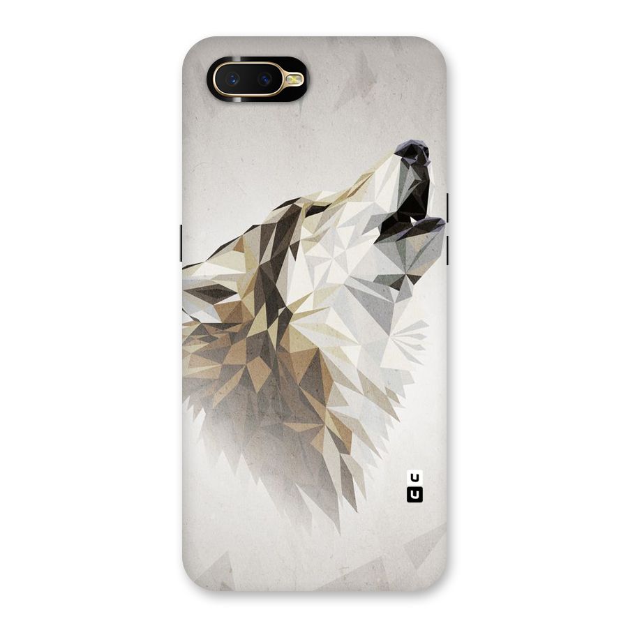 Diamond Wolf Back Case for Oppo K1