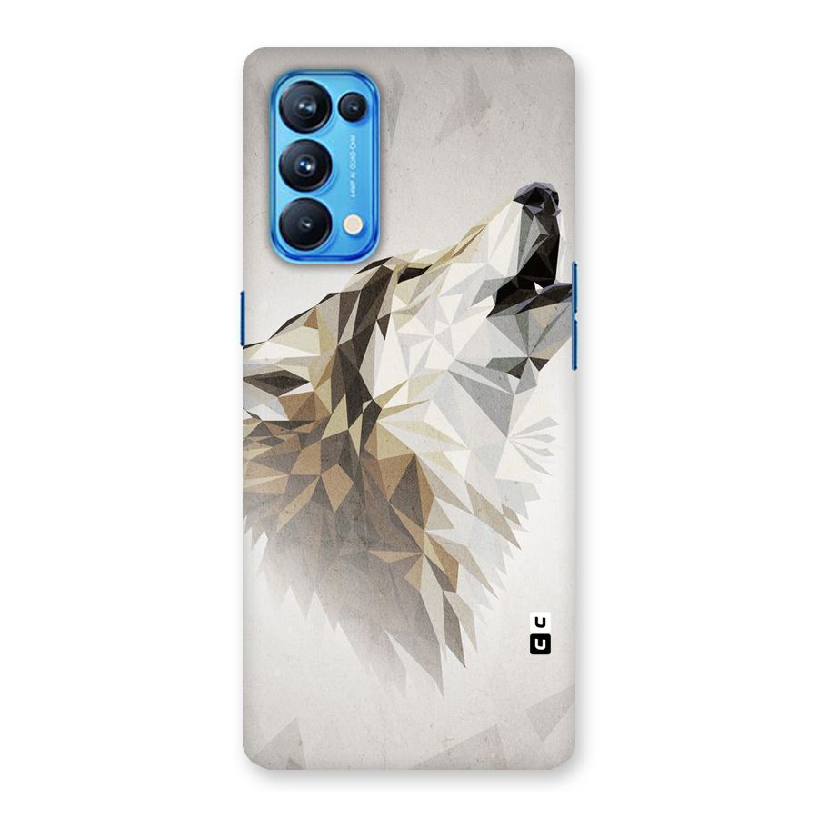 Diamond Wolf Back Case for Oppo Reno5 Pro 5G