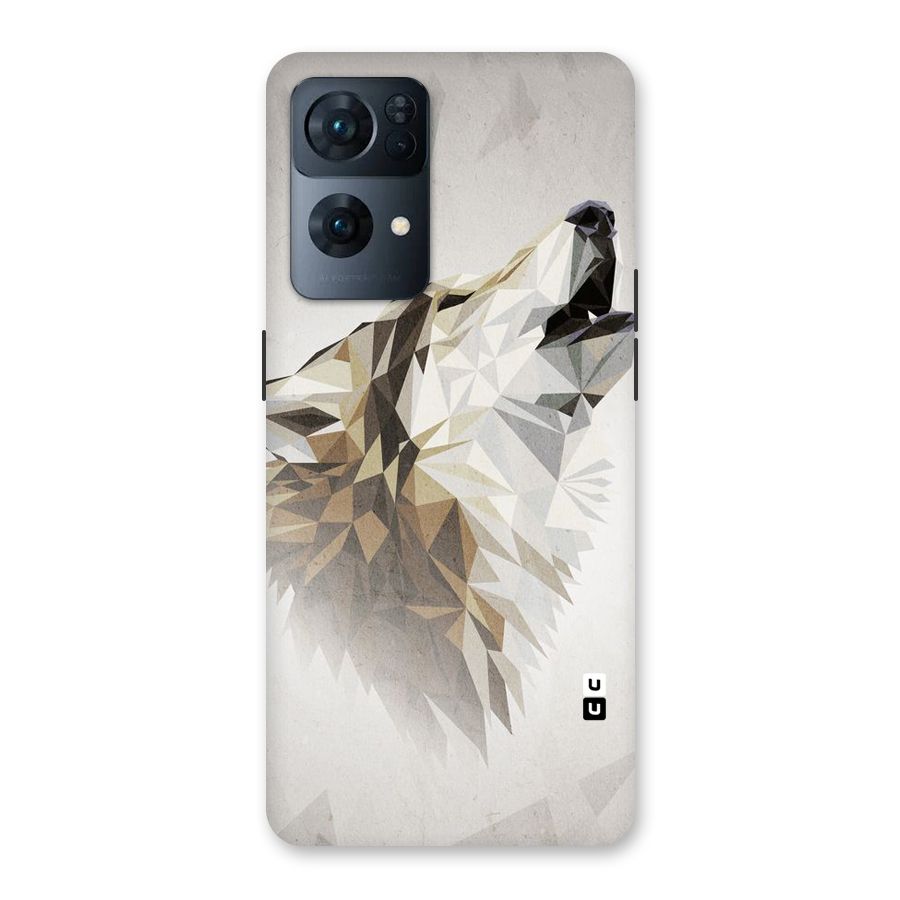 Diamond Wolf Back Case for Oppo Reno7 Pro 5G