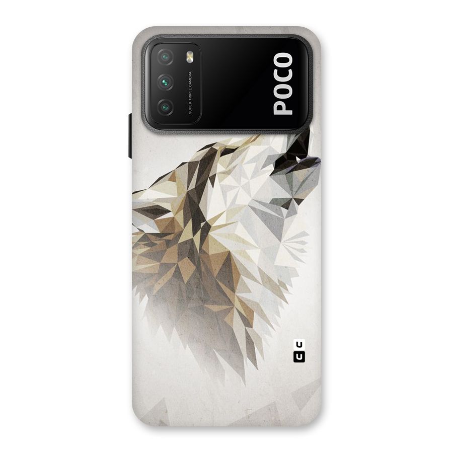 Diamond Wolf Back Case for Poco M3