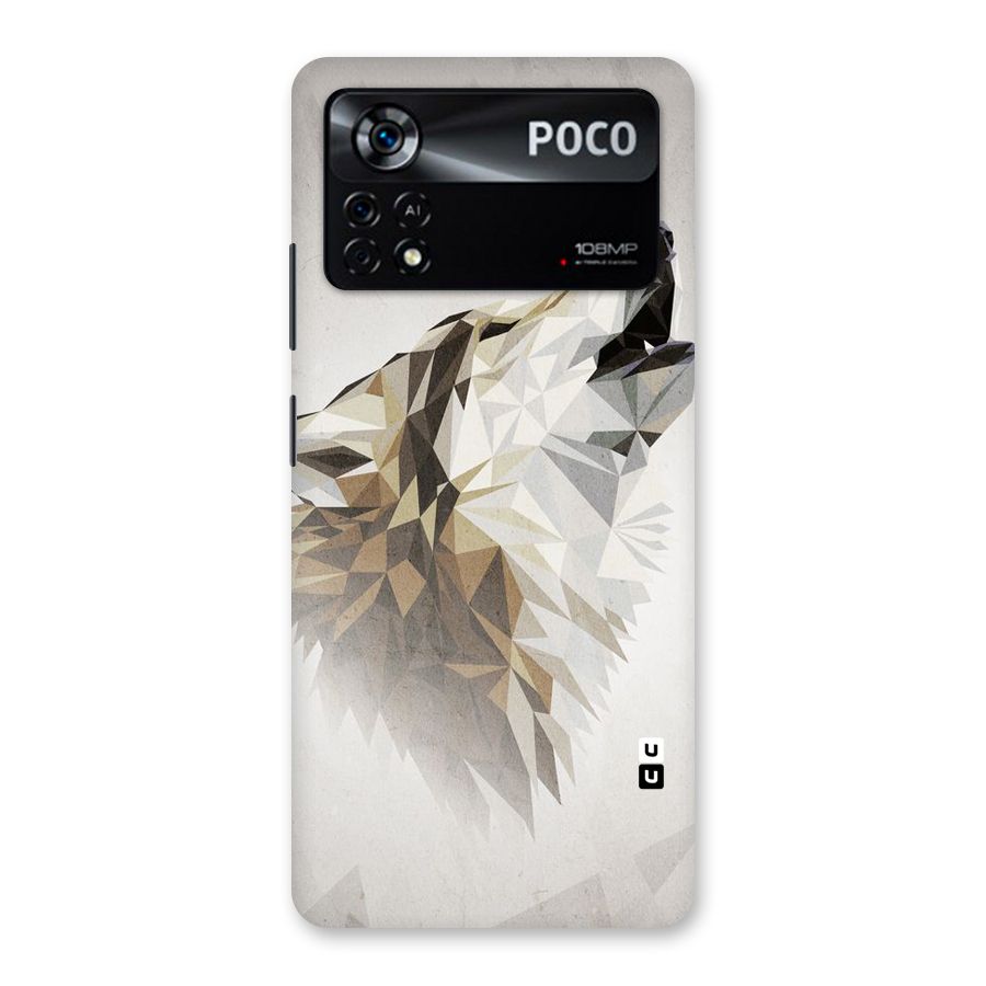 Diamond Wolf Back Case for Poco X4 Pro 5G