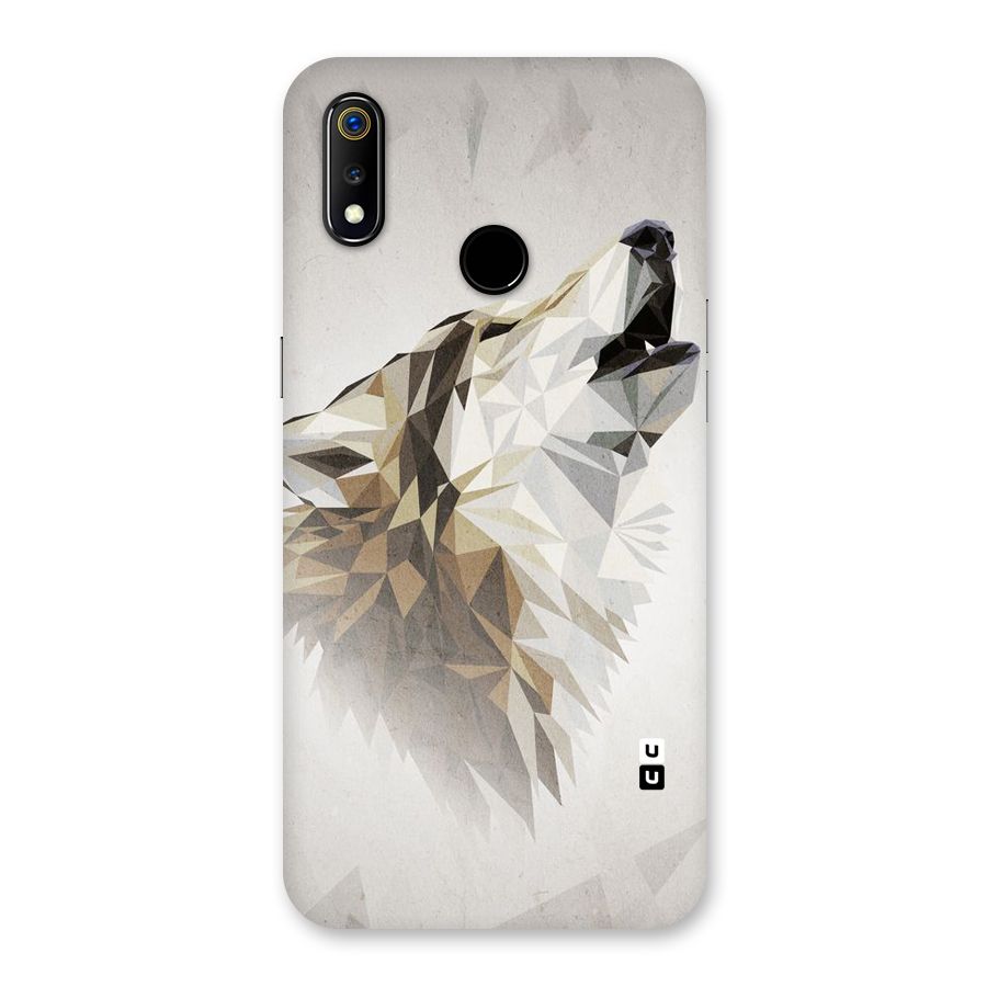 Diamond Wolf Back Case for Realme 3