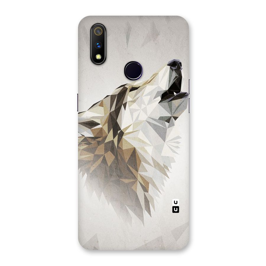 Diamond Wolf Back Case for Realme 3 Pro