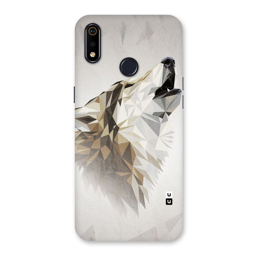 Diamond Wolf Back Case for Realme 3i