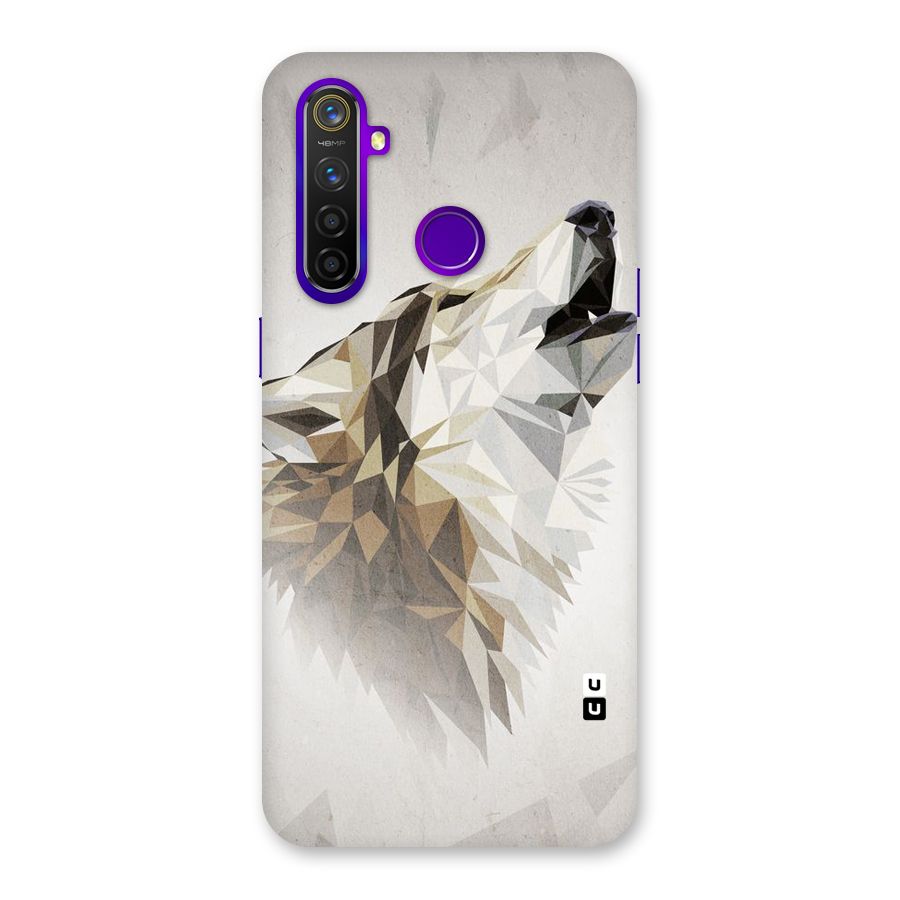 Diamond Wolf Back Case for Realme 5 Pro