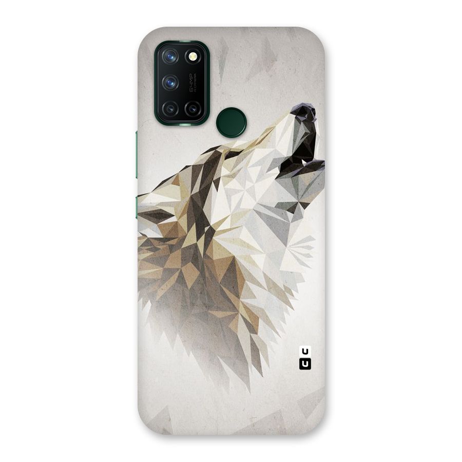 Diamond Wolf Back Case for Realme 7i