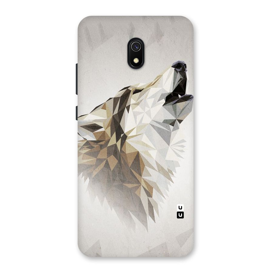Diamond Wolf Back Case for Redmi 8A