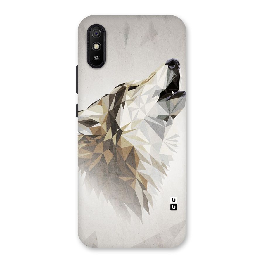 Diamond Wolf Back Case for Redmi 9i