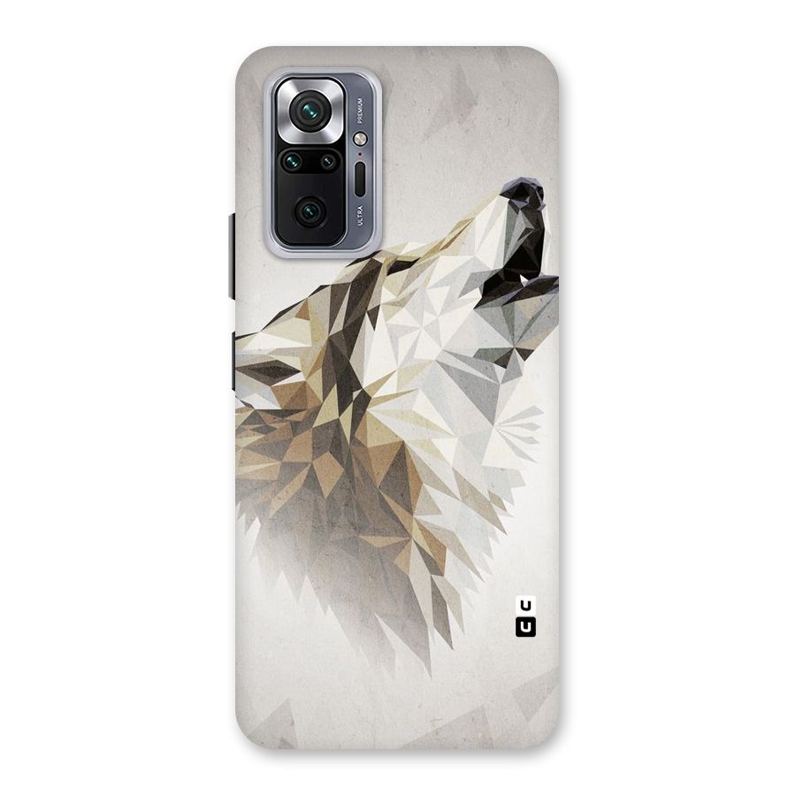 Diamond Wolf Back Case for Redmi Note 10 Pro