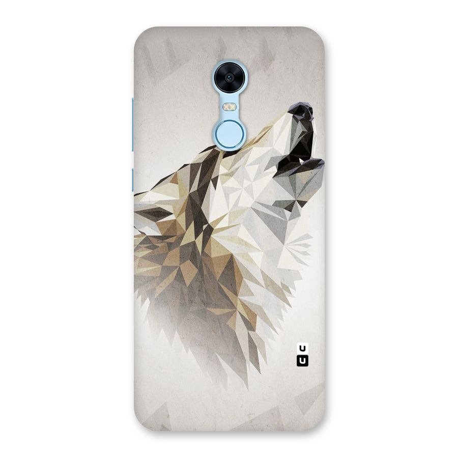 Diamond Wolf Back Case for Redmi Note 5