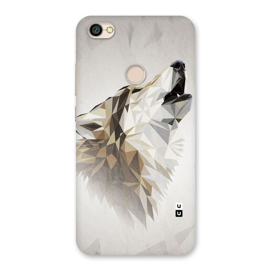 Diamond Wolf Back Case for Redmi Y1 2017