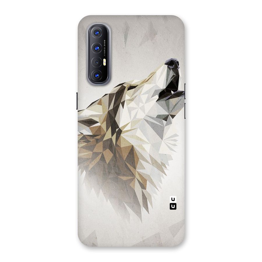 Diamond Wolf Back Case for Reno3 Pro