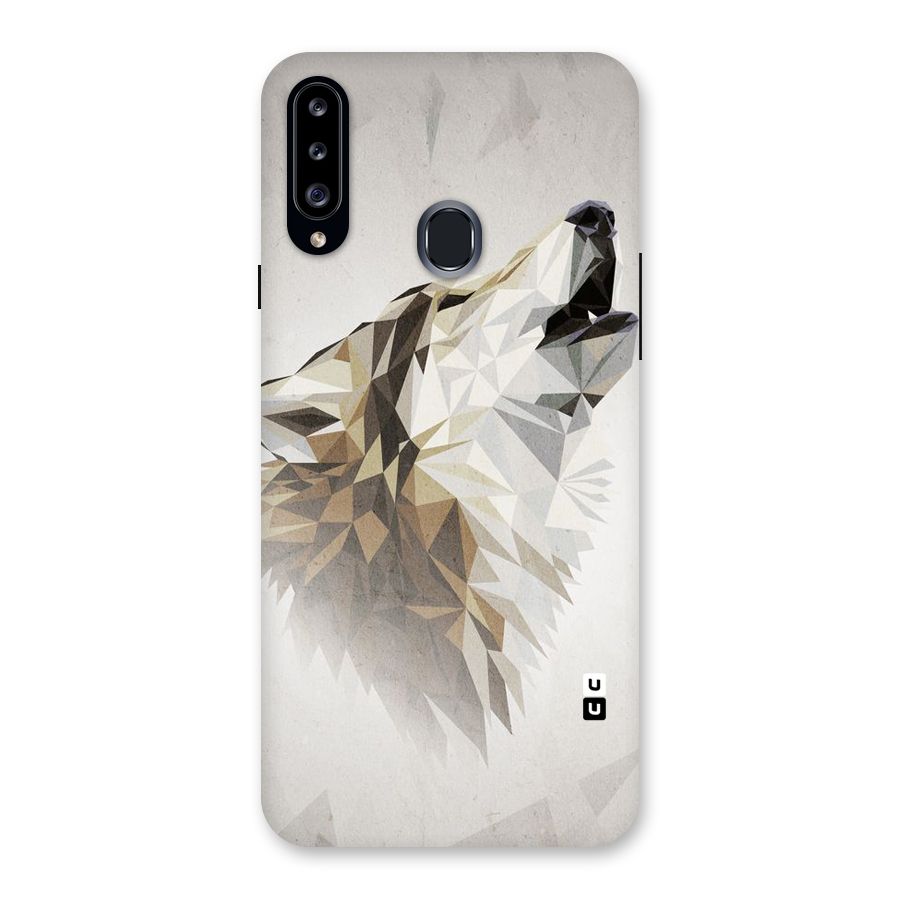 Diamond Wolf Back Case for Samsung Galaxy A20s