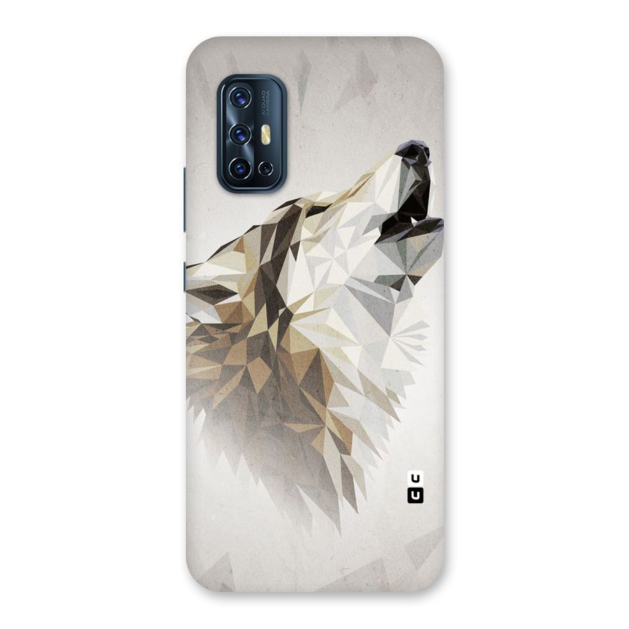 Diamond Wolf Back Case for Vivo V17