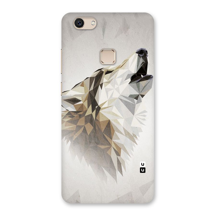 Diamond Wolf Back Case for Vivo V7
