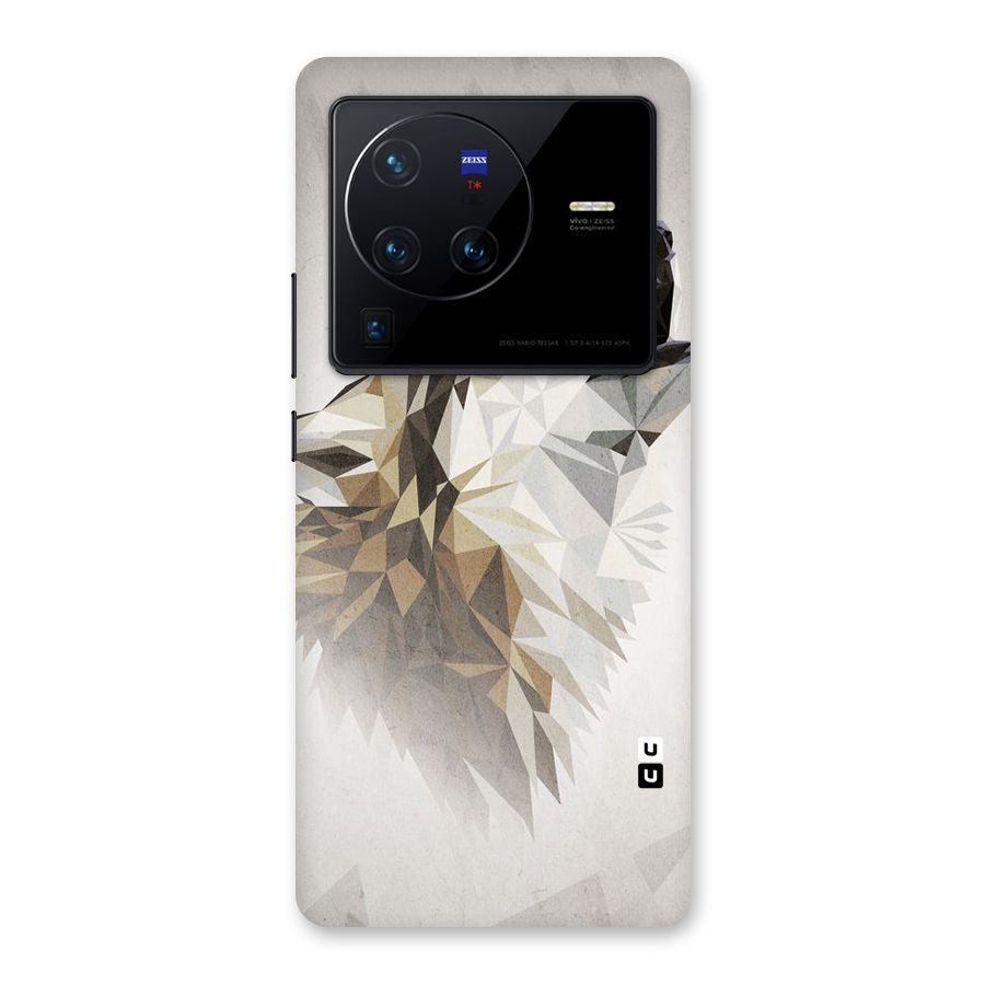 Diamond Wolf Back Case for Vivo X80 Pro