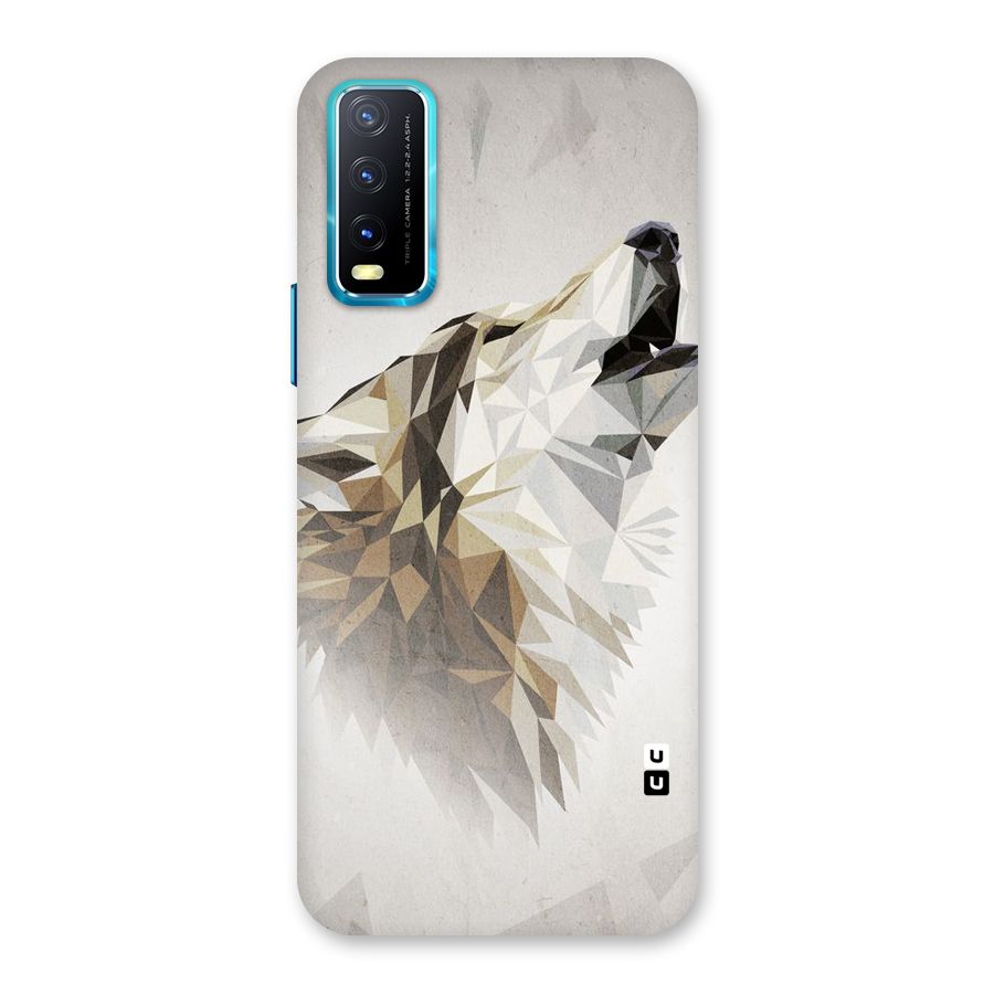 Diamond Wolf Back Case for Vivo Y20G
