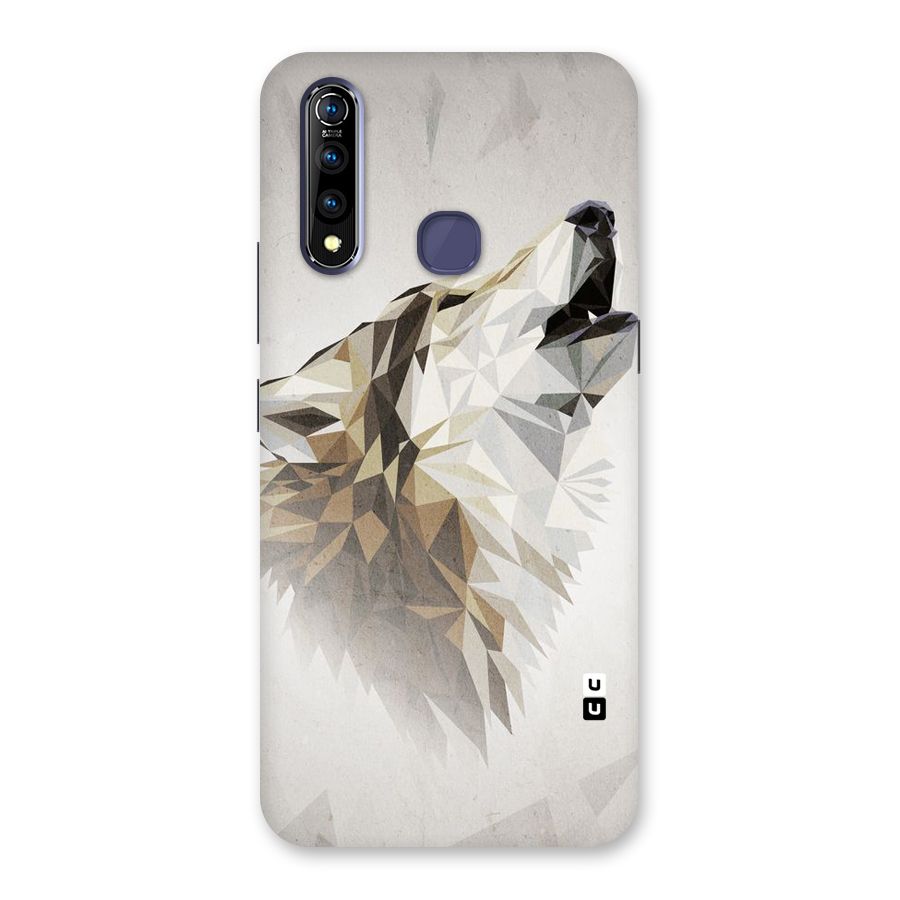 Diamond Wolf Back Case for Vivo Z1 Pro