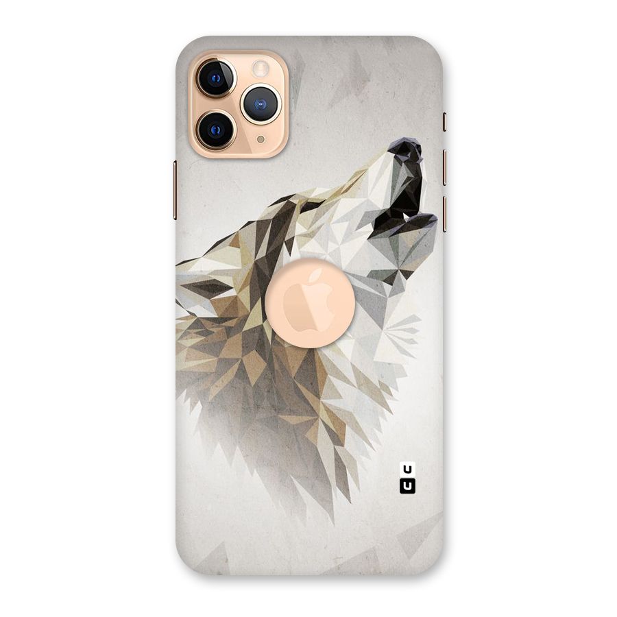 Diamond Wolf Back Case for iPhone 11 Pro Max Logo Cut