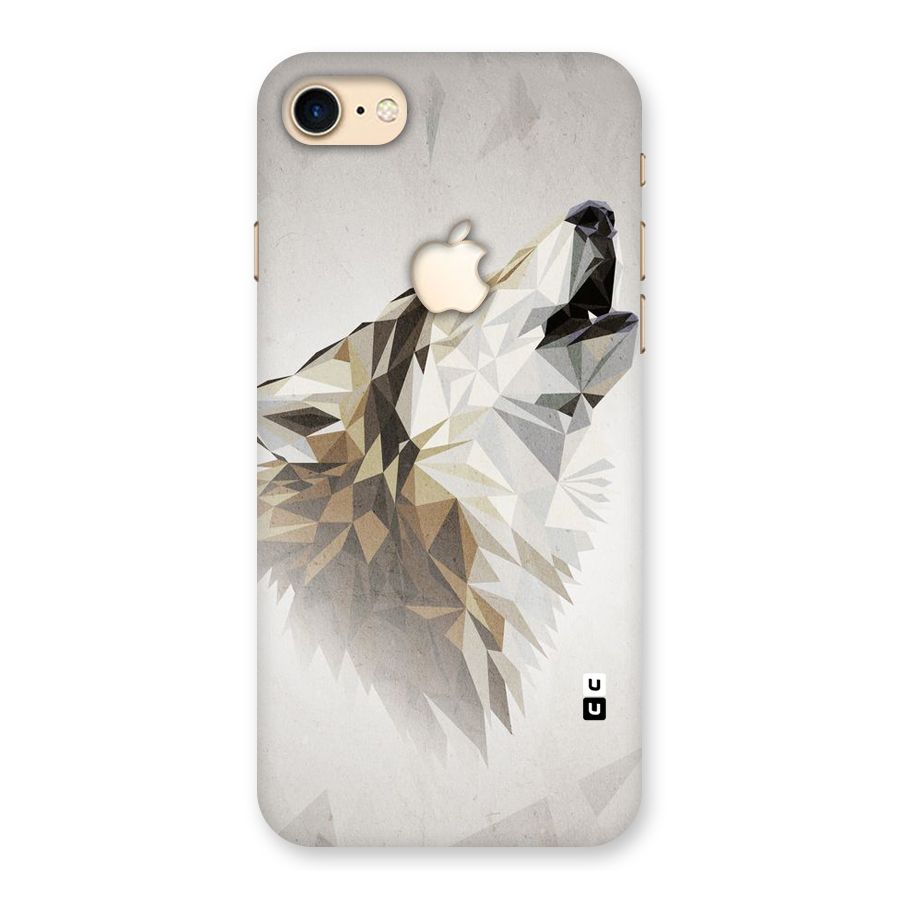 Diamond Wolf Back Case for iPhone 7 Apple Cut