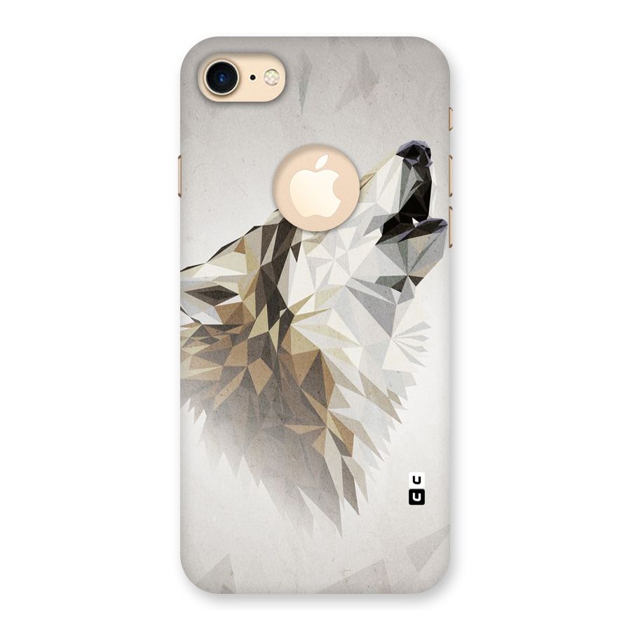 Diamond Wolf Back Case for iPhone 7 Logo Cut