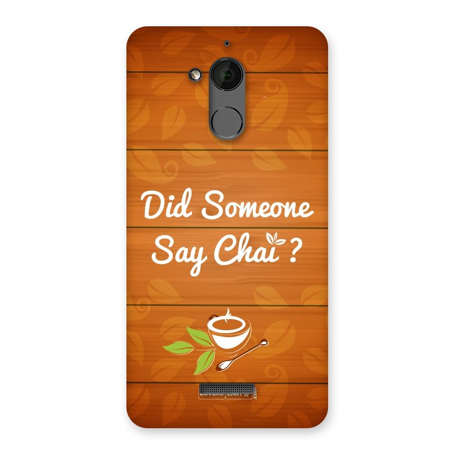 Did Someone Say Chai Back Case for Coolpad Note 5