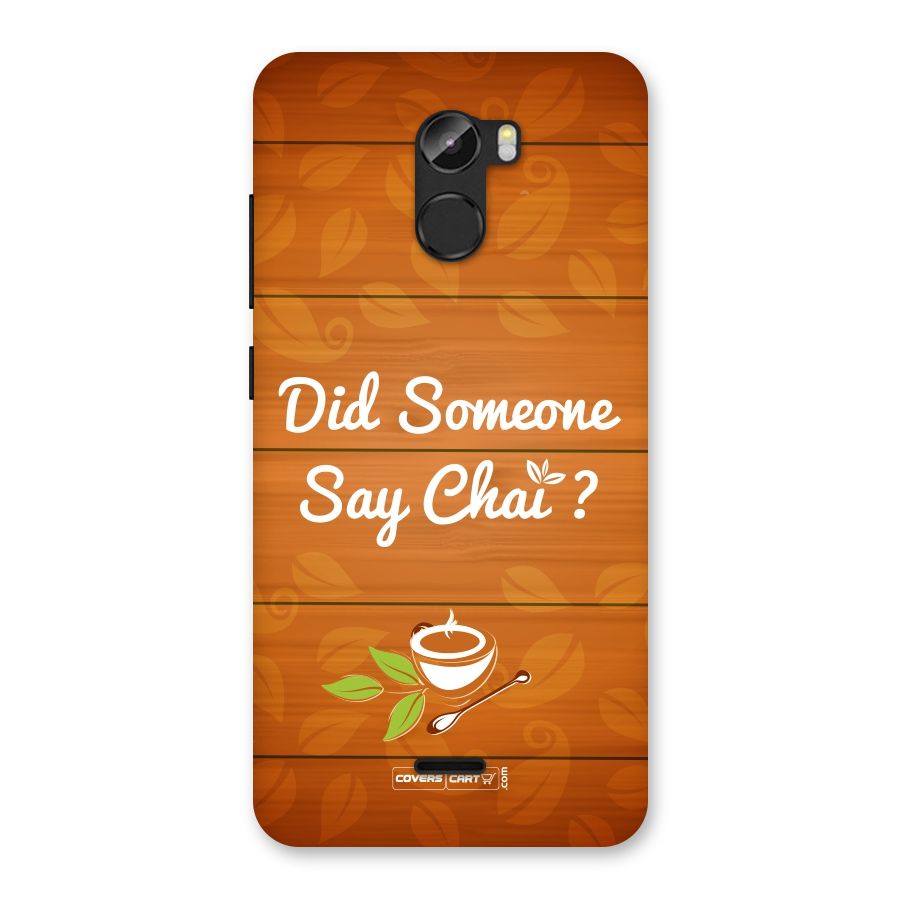 Did Someone Say Chai Back Case for Gionee X1