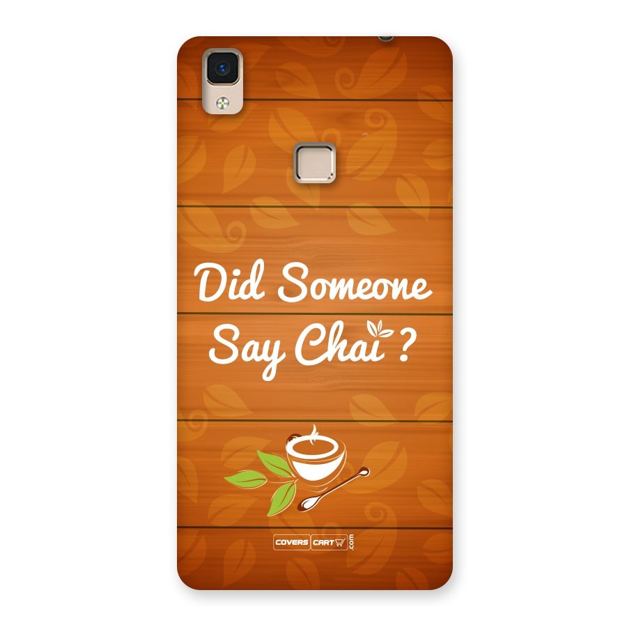 Did Someone Say Chai Back Case for V3 Max