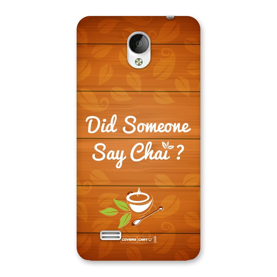 Did Someone Say Chai Back Case for Vivo Y21