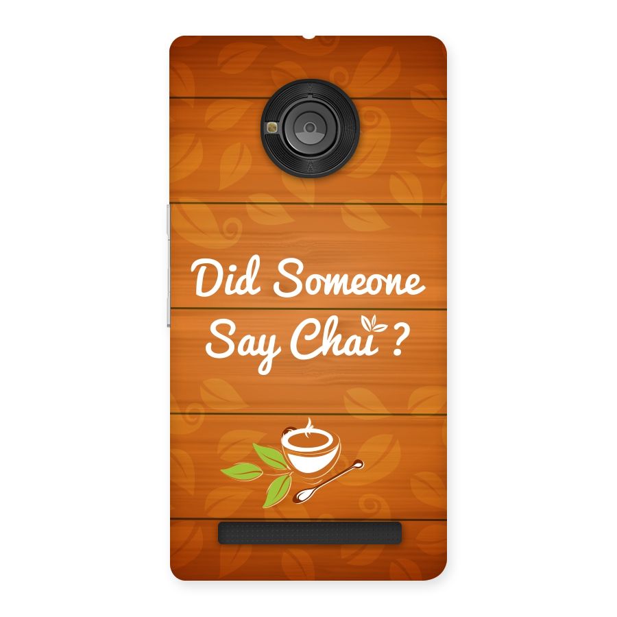 Did Someone Say Chai Back Case for Yu Yunique