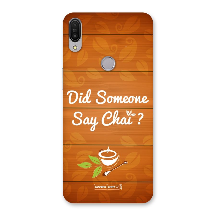 Did Someone Say Chai Back Case for Zenfone Max Pro M1