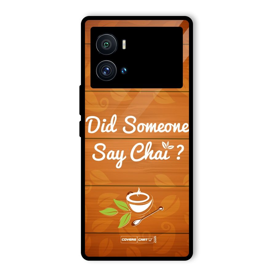 Did Someone Say Chai Glass Back Case for Vivo iQOO 9 Pro