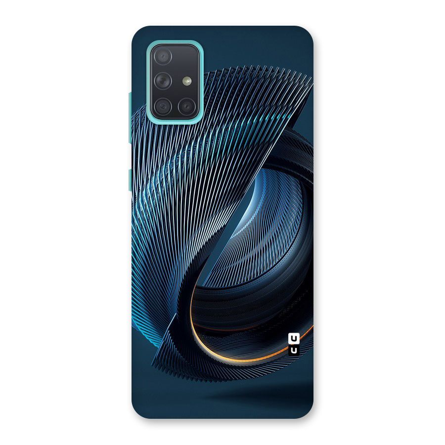 Digital Circle Pattern Back Case for Galaxy A71