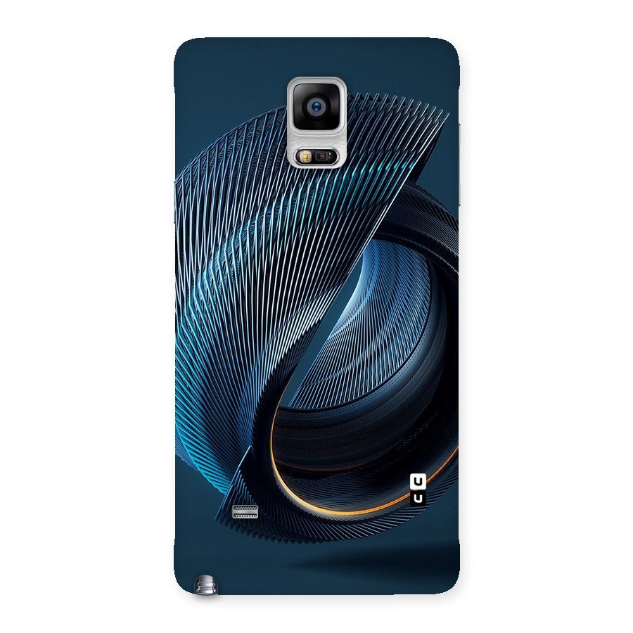 Digital Circle Pattern Back Case for Galaxy Note 4