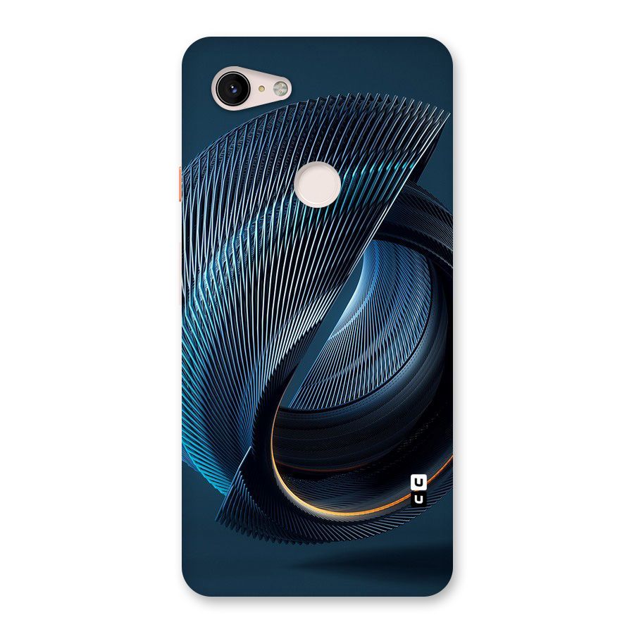 Digital Circle Pattern Back Case for Google Pixel 3 XL