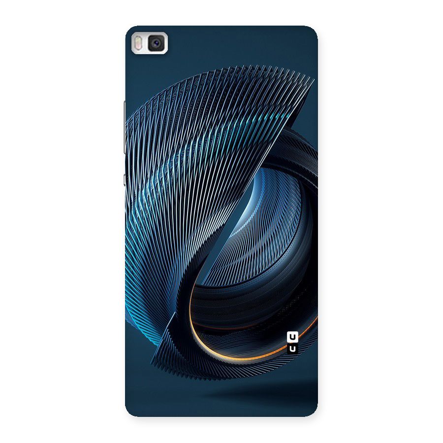 Digital Circle Pattern Back Case for Huawei P8