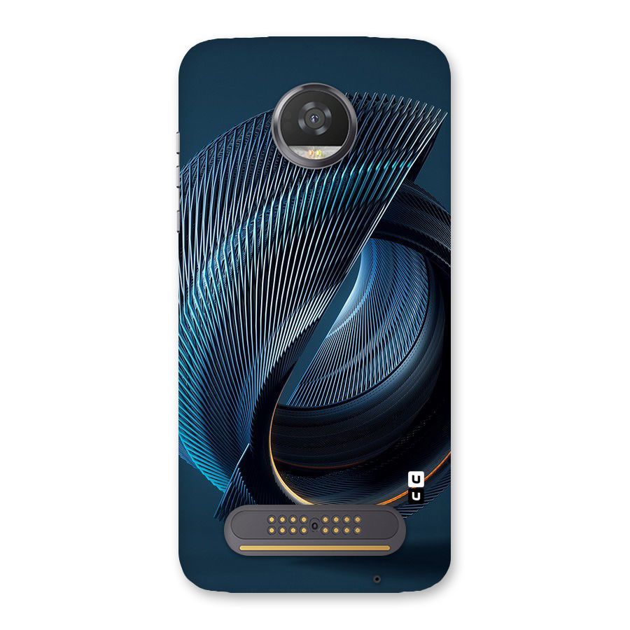 Digital Circle Pattern Back Case for Moto Z2 Play
