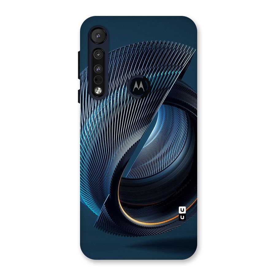 Digital Circle Pattern Back Case for Motorola One Macro